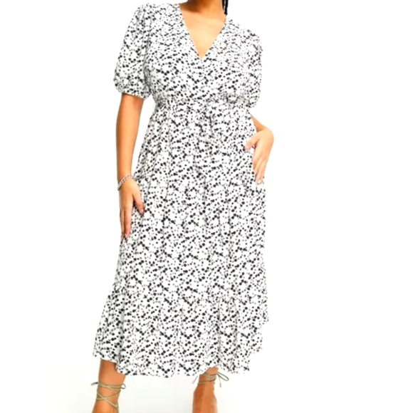 strapless open back dress Hemant & Nandita High Low Dress main image 1
